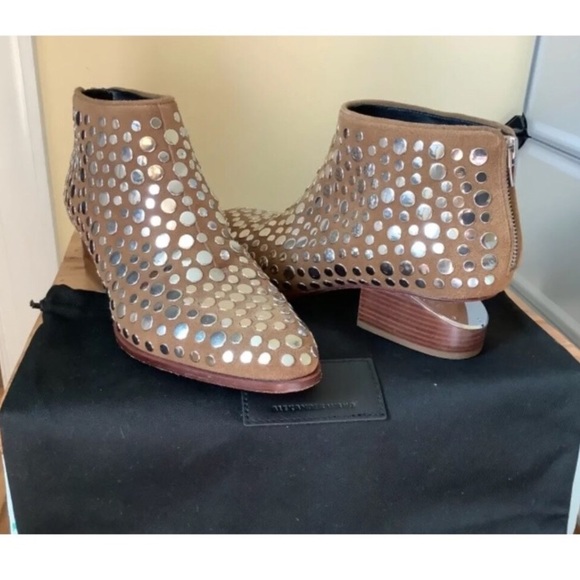 ✨ALEXANDER WANG✨Suede Studded Kori Booties - Picture 3 of 6